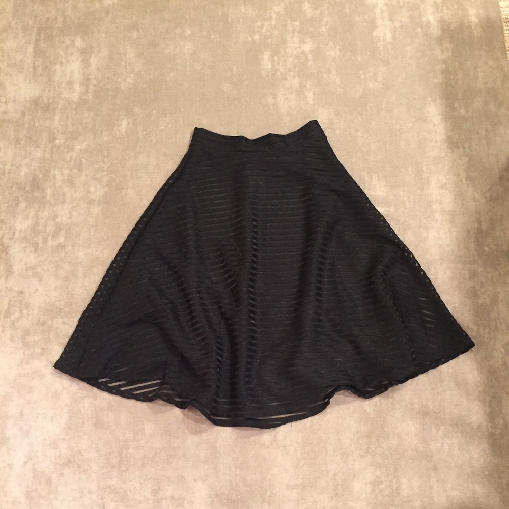 Black Full Circle Skirt
